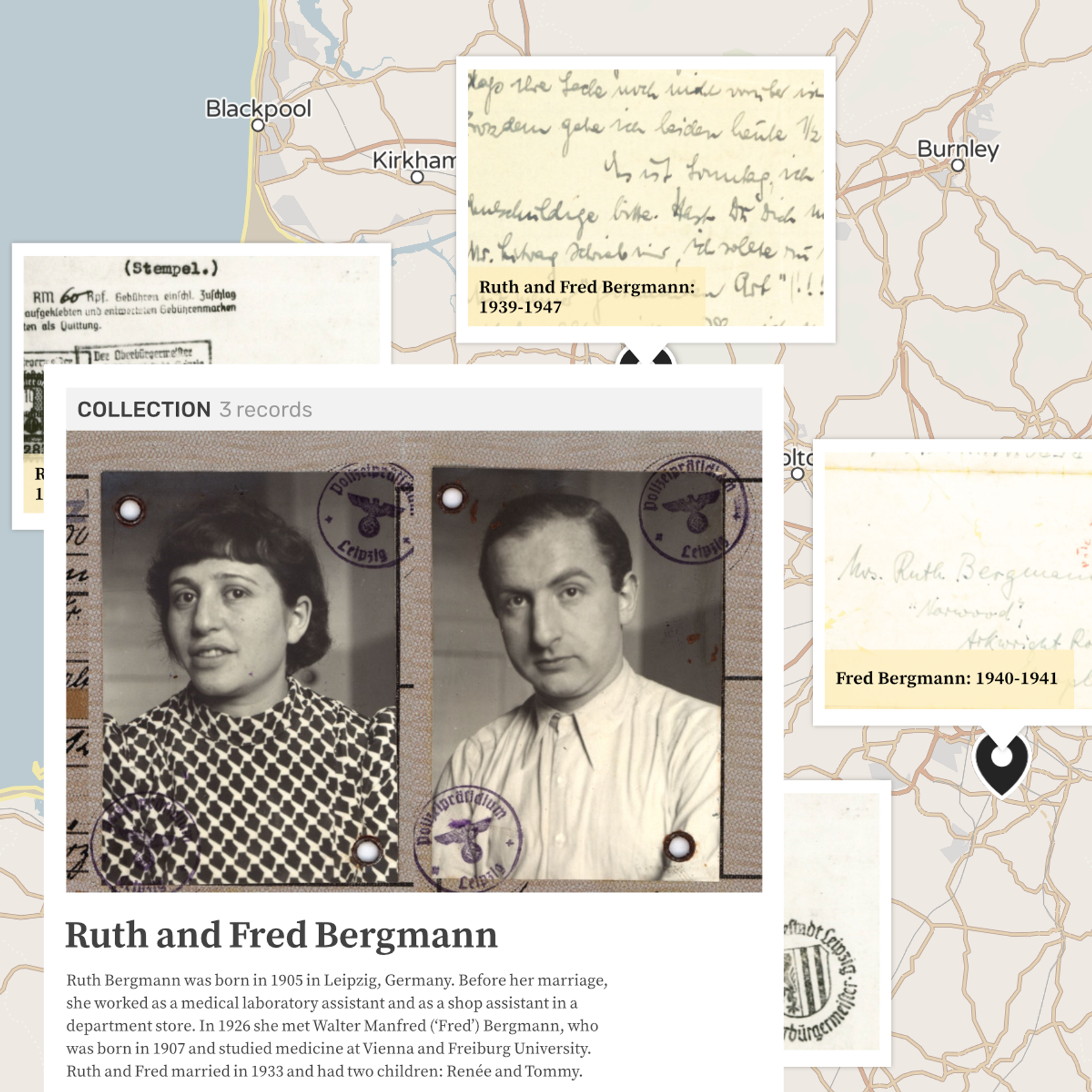 A collection on the refugee map