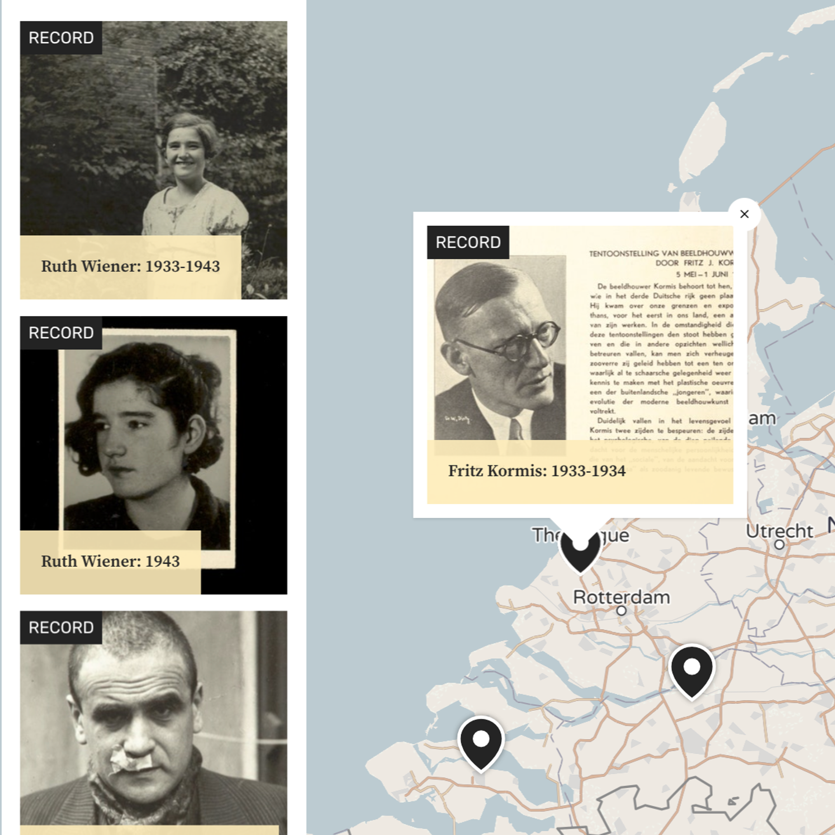 A record on the Refugee Map