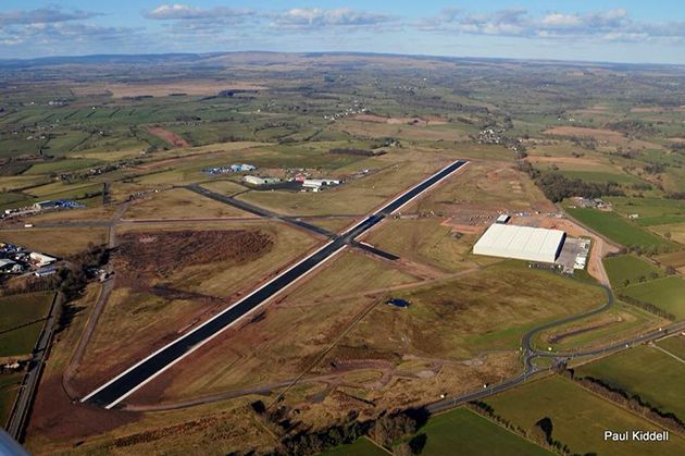 RAF Crosby on Eden now Carlisle Lake District Airport The UK