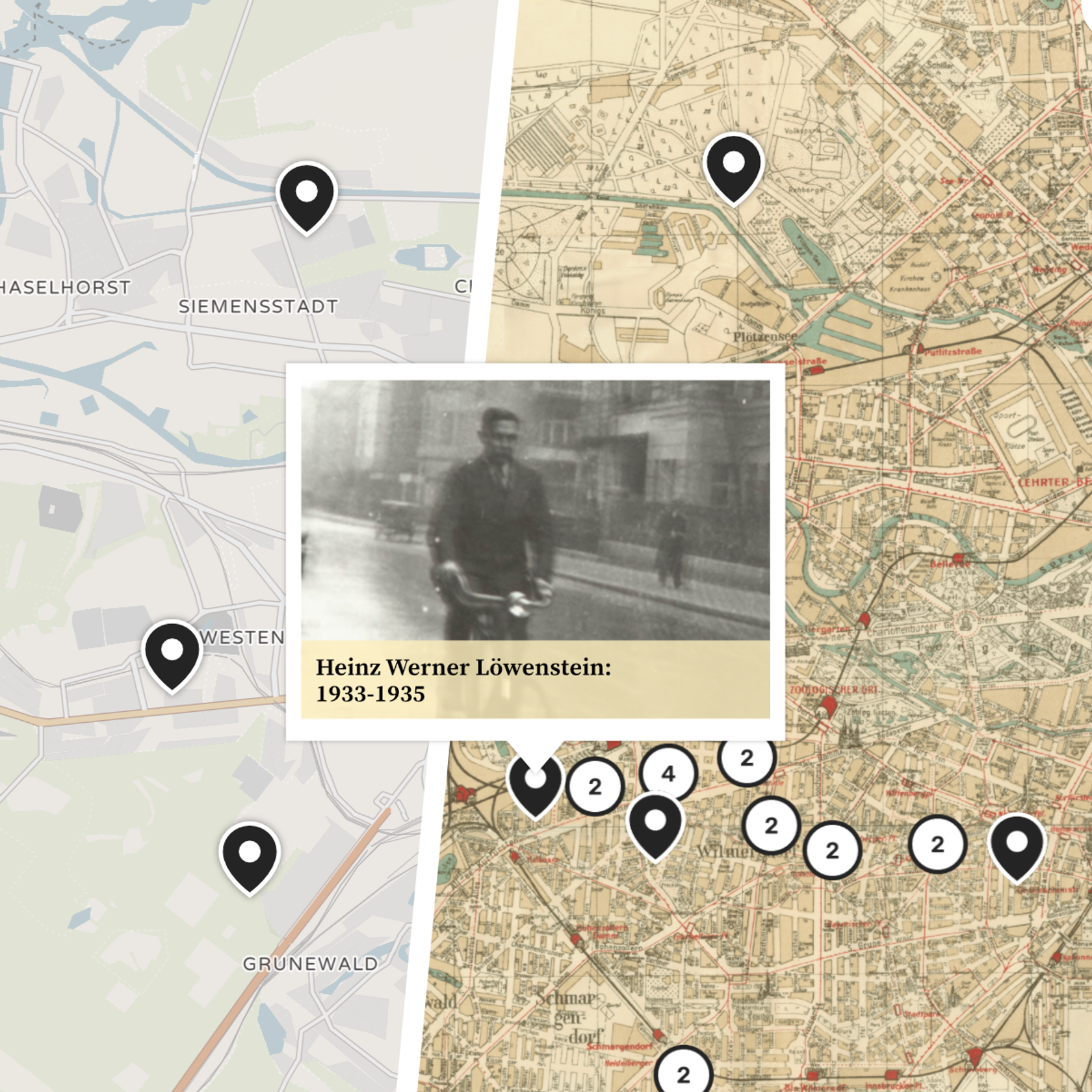 Overlays on the refugee map