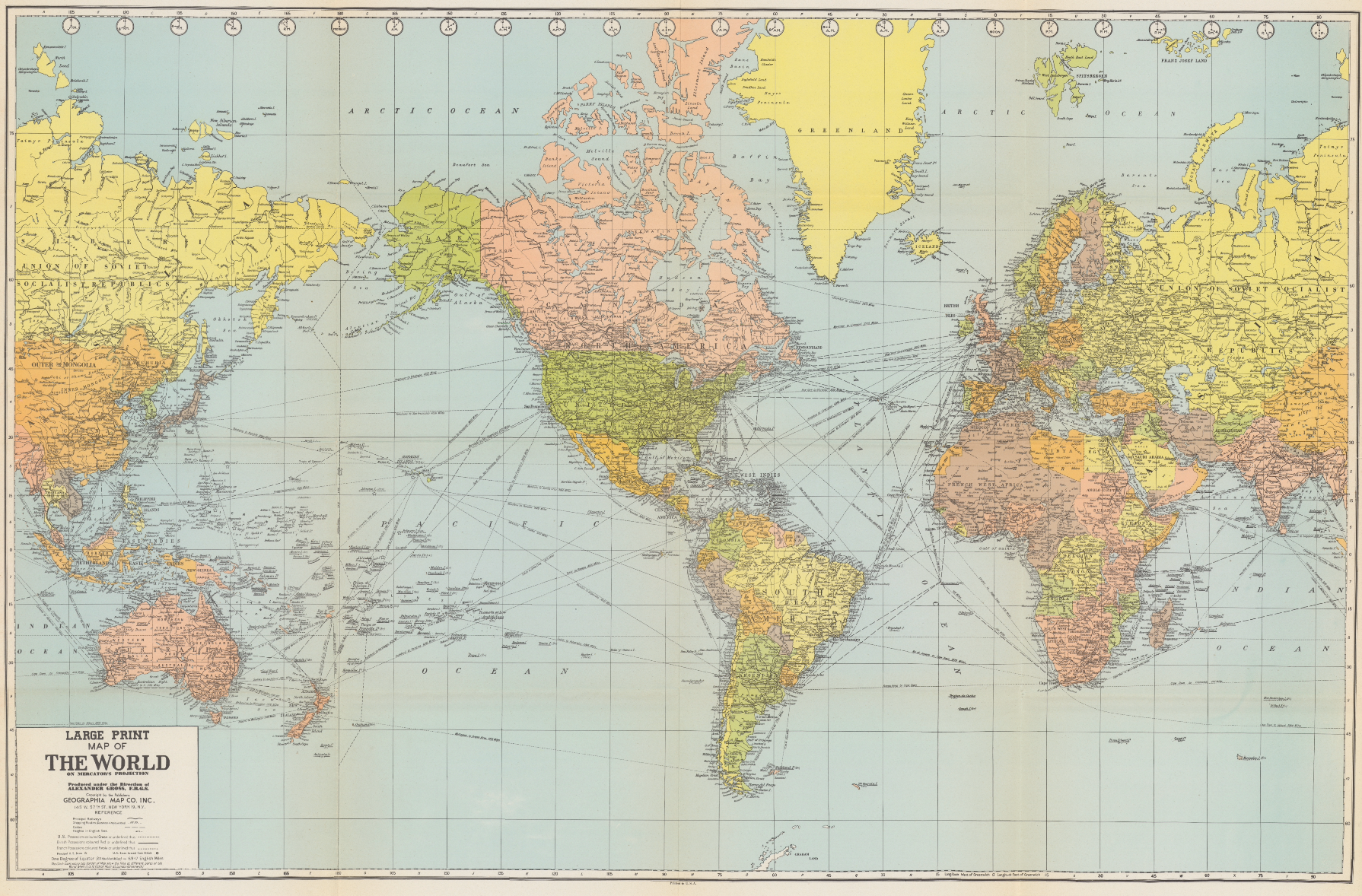 Atlas: World Map, 1946 | Refugee Map: Documents from The Wiener